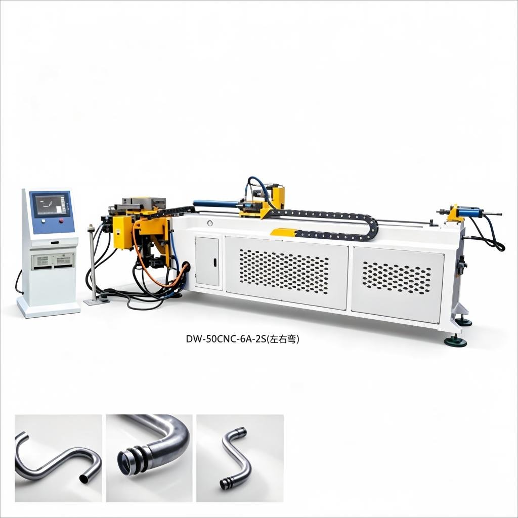 CNC Mandrel bender Hydraulic ss Metal Steel exhaust tube pipe bending machine for sale